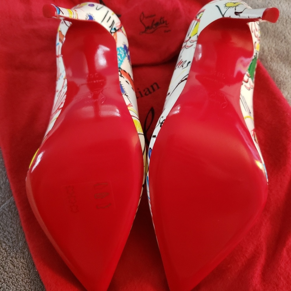 **SOLD**Christian Louboutin So Kate Graffiti Pumps - Picture 4 of 8